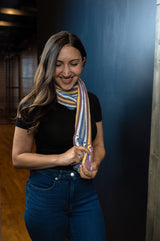 Clarabelle Striped Scarf image 2 thumbnail