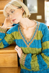 Basketweave Stripe Sweater image 2 thumbnail