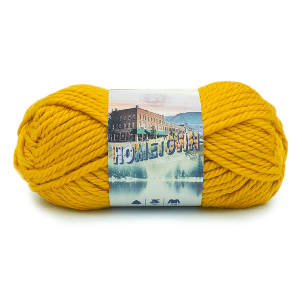 Hometown® Yarn  Lion brand yarn, Red yarn, Easy crochet blanket