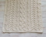 Crochet Kit - Heirloom Crochet Cabled Throw thumbnail