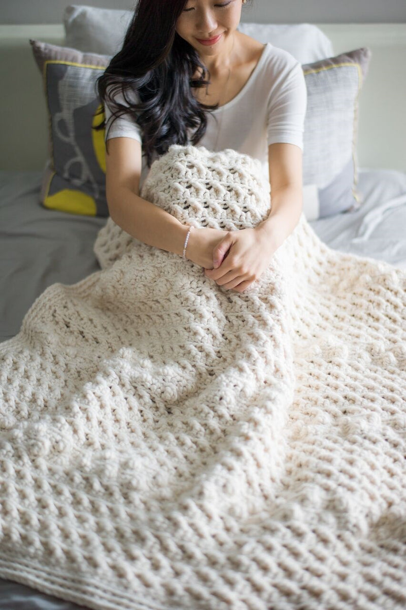 Crochet Kit - Cross Bobble Blanket