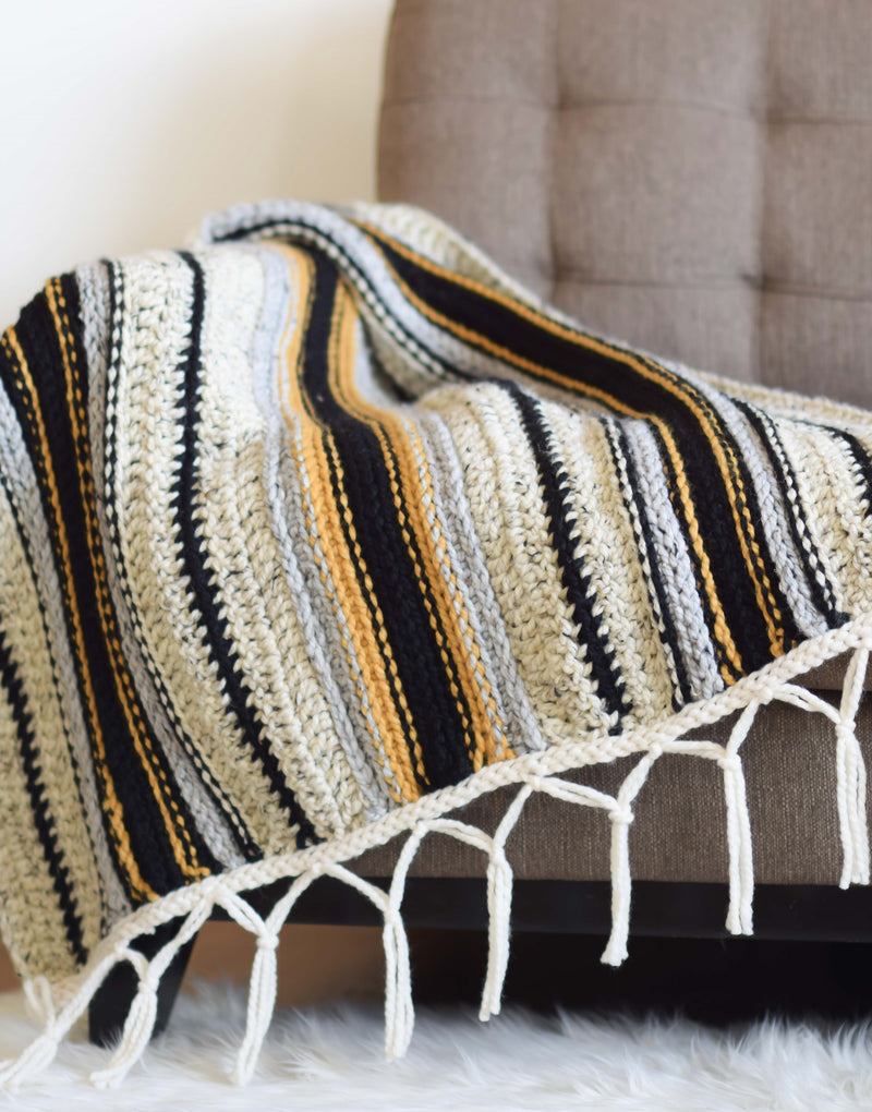 Crochet Kit - Mexican Serape Blanket