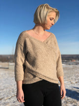 Knit Kit - Cross Back Sweater image 3 thumbnail