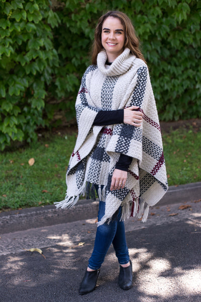 Crochet Kit - Glencoe Tartan Poncho – Lion Brand Yarn