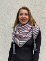 Crochet Kit - Stripe Me Shawl image 3 thumbnail