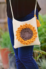 Crochet Kit - Sunflower Bag image 3 thumbnail