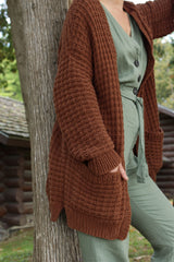 Knit Kit - Campsite Waffle Cardigan image 2 thumbnail