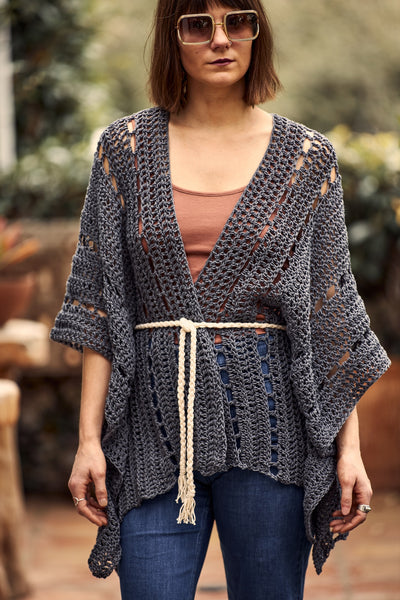 Crochet Kit - Explorers Club Poncho – Lion Brand Yarn