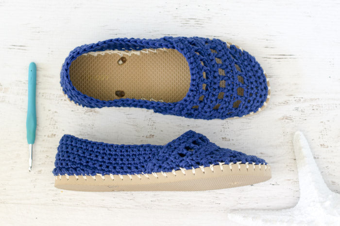 Crochet Kit - SeaSide Slip-Ons