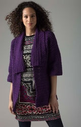 Level 1 Crocheted Cardigan (Crochet) thumbnail