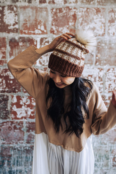 Olena Hat (Knit) – Lion Brand Yarn