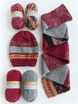 Level 2 - Easy Knit Scarf & Hat - Version 3 thumbnail