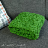 Crochet Kit - The Hourglass Cabled Afghan image 3 thumbnail