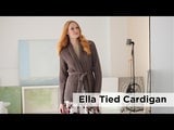 Ella Tied Cardigan (Crochet) - Version 1 thumbnail