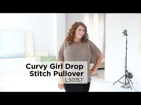 Curvy Girl® Drop Stitch Pullover (Knit)