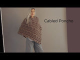 Cabled Poncho image 3 thumbnail