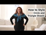 Easy Half Circle Shawl (Knit) thumbnail