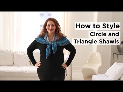 Easy Half Circle Shawl (Knit)