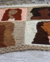 Crochet Kit - The Profiles Crochet Afghan image 3 thumbnail
