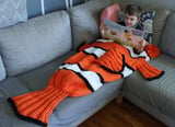 Knit Kit - Orange Fish Blanket thumbnail