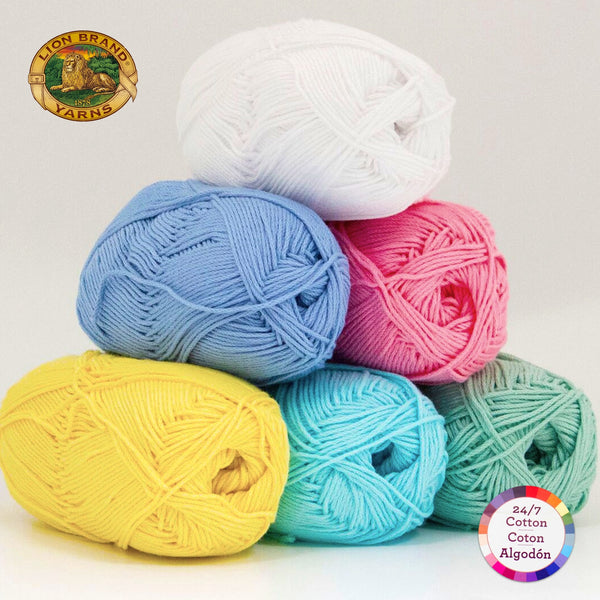 Color Palette - 24/7 Cotton® Yarn - Just Spring – Lion Brand Yarn