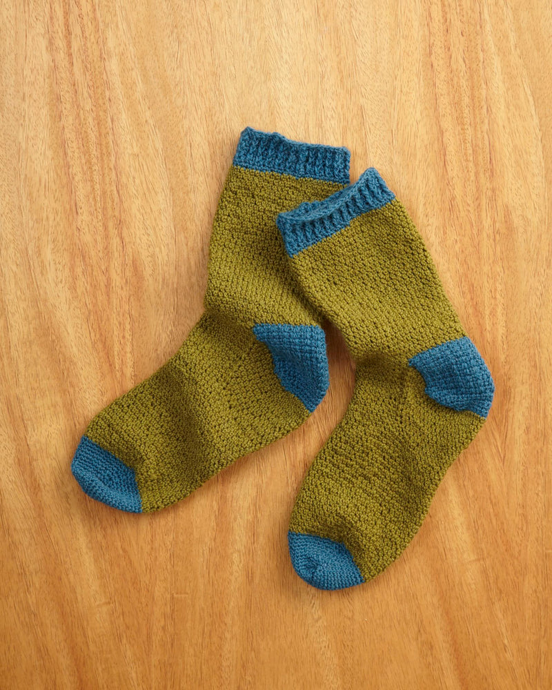 Father's Day Crochet Socks Pattern