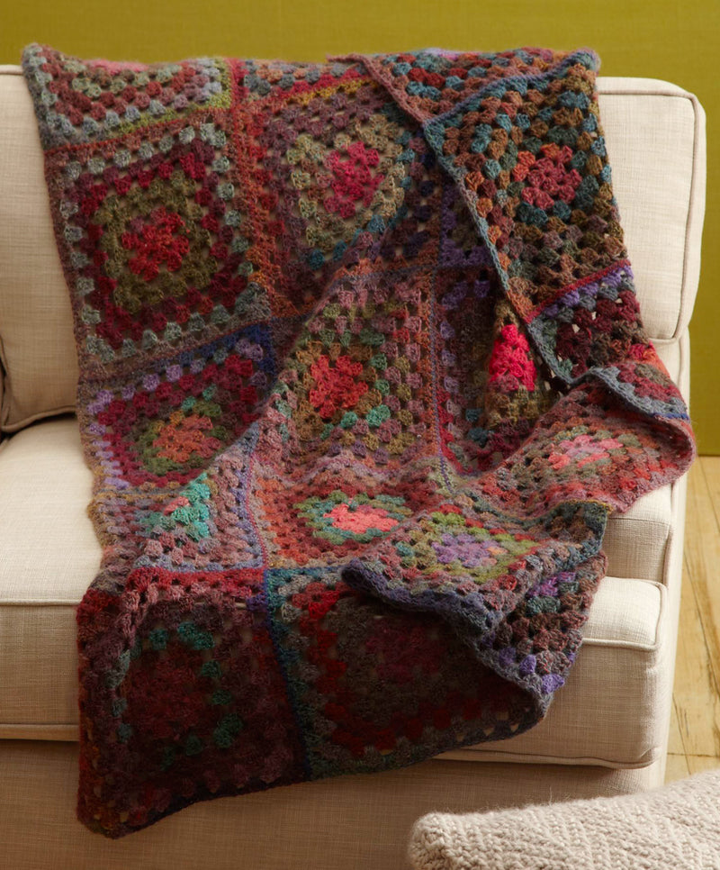 Granny Square Throw (Crochet)