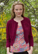 Lace Inset Cardi Pattern image 2 thumbnail