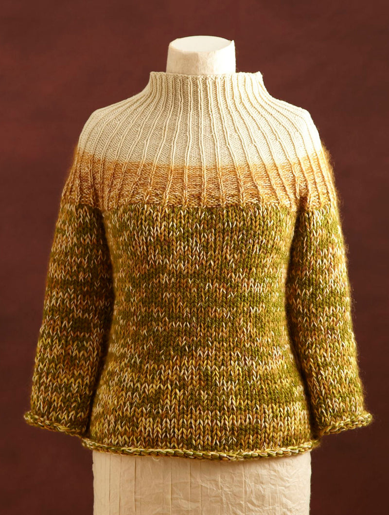 Golds And Greens Pullover (Knit)