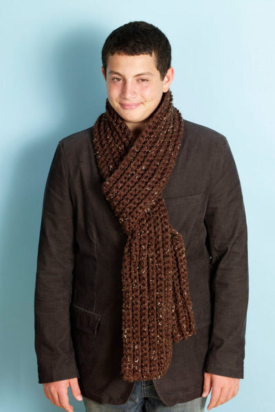 Crochet Rib Scarf - Version 2 – Lion Brand Yarn