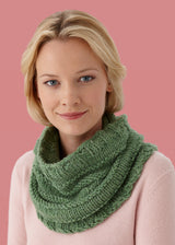 Loom Knit Ridged Cowl - Version 3 image 2 thumbnail