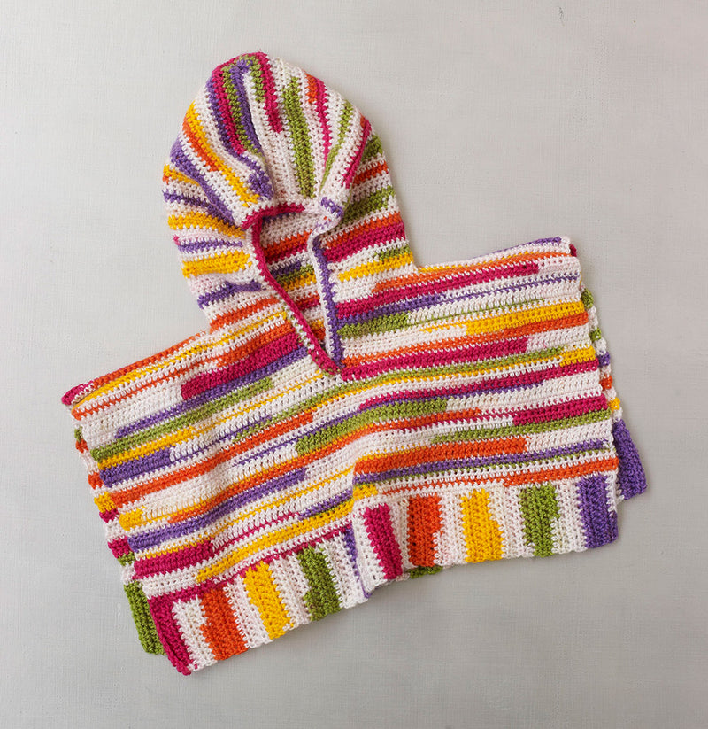 Crochet Hooded Poncho Pattern