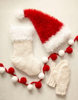 Snow Day Stocking (Crochet) thumbnail