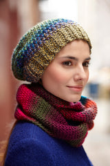 Twisted Color Cowl Pattern image 2 thumbnail