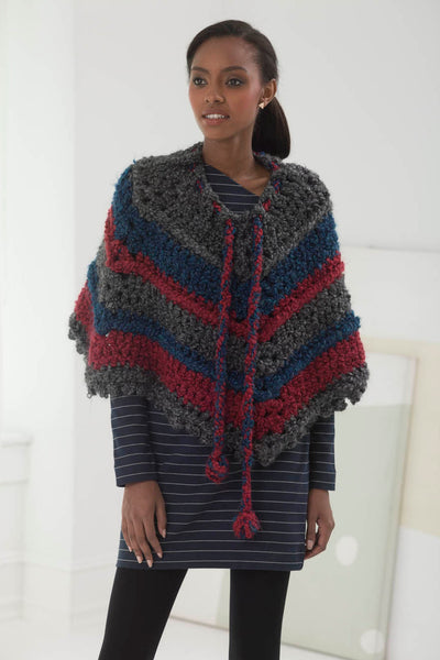 V-Poncho (Crochet) – Lion Brand Yarn