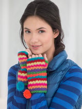 Striped Wristers (Crochet) thumbnail