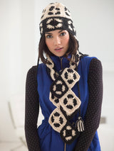 Granny Squares Scarf and Earflap Hat image 2 thumbnail