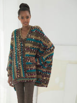 Crochet Poncho Pullover image 2 thumbnail