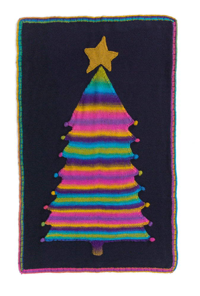 Rainbow Tree Throw (Knit)