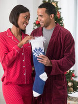 Crochet Snowflake Holiday Stocking thumbnail