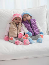 Berry Pretty Hat, Booties And Mitts image 2 thumbnail