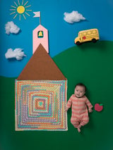 Sherbert Granny Stroller Blanket (Crochet) thumbnail