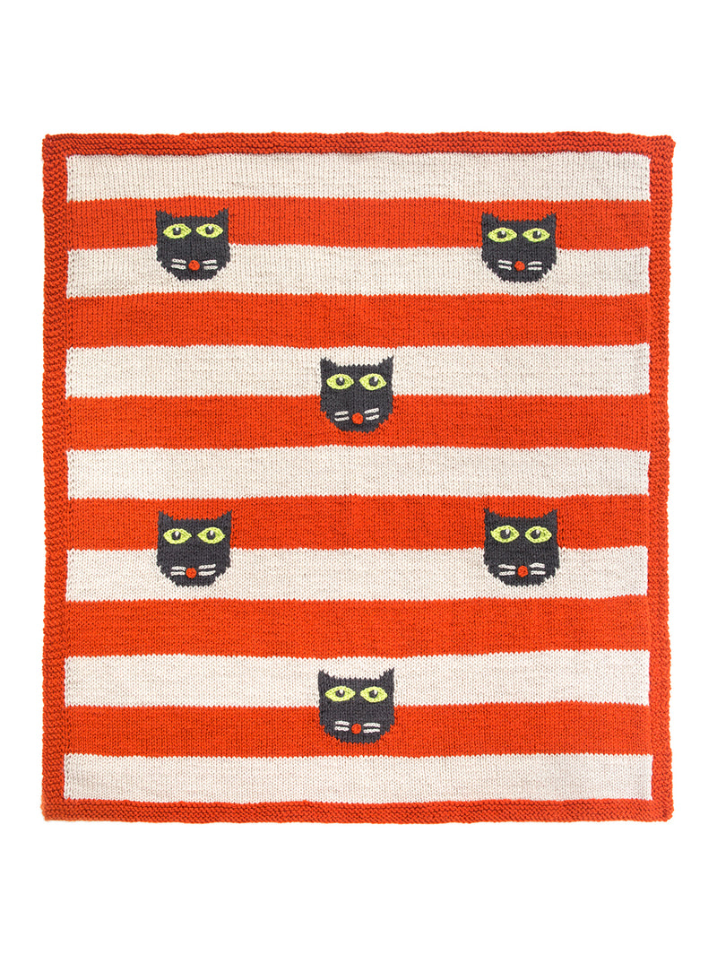 Scaredy Cat Blanket (Knit)
