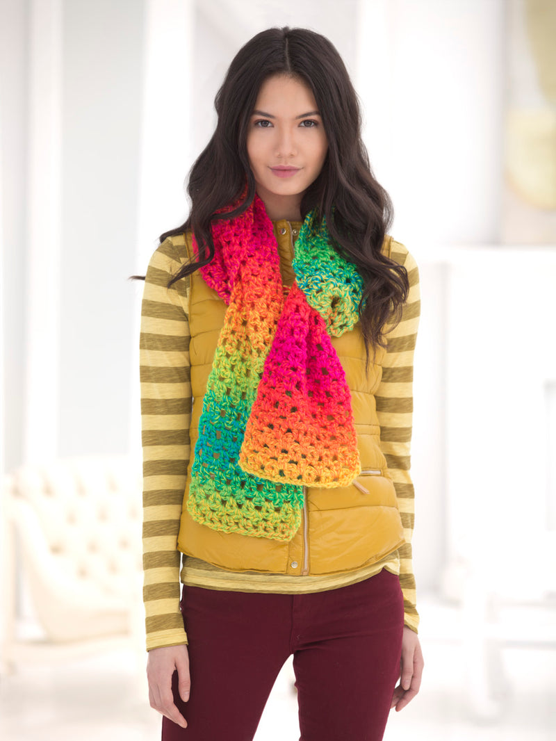 Over The Rainbow Scarf (Crochet)
