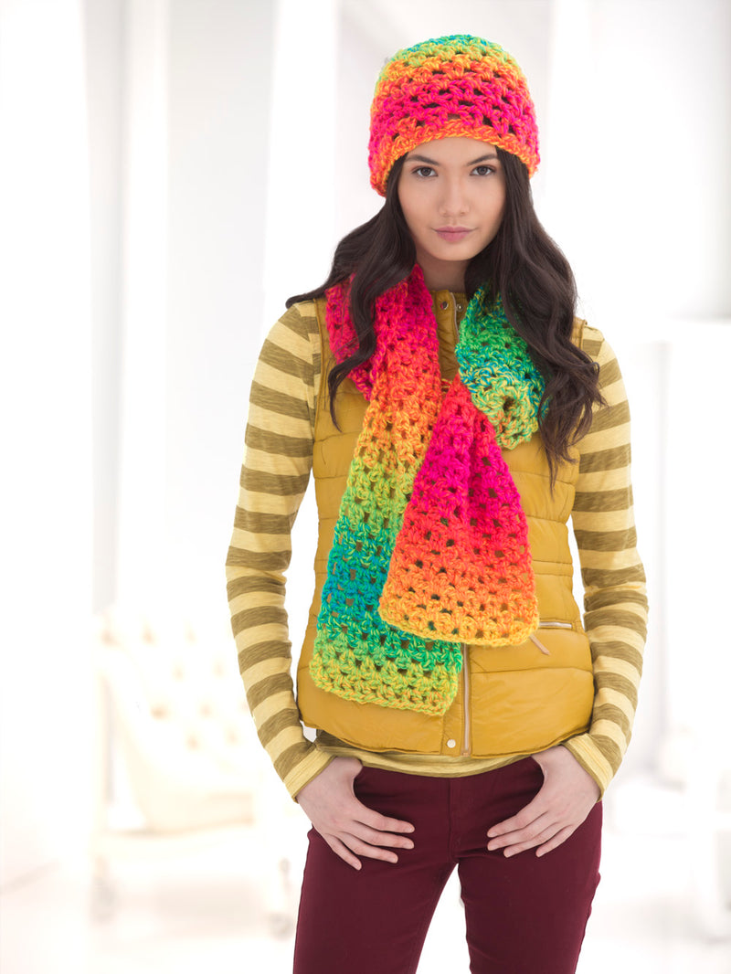 Over The Rainbow Scarf (Crochet)