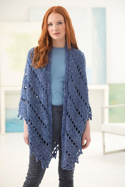 Everyday Eyelets Shawl (Crochet) – Lion Brand Yarn