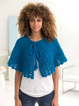Openwork Cape Shawl image 2 thumbnail