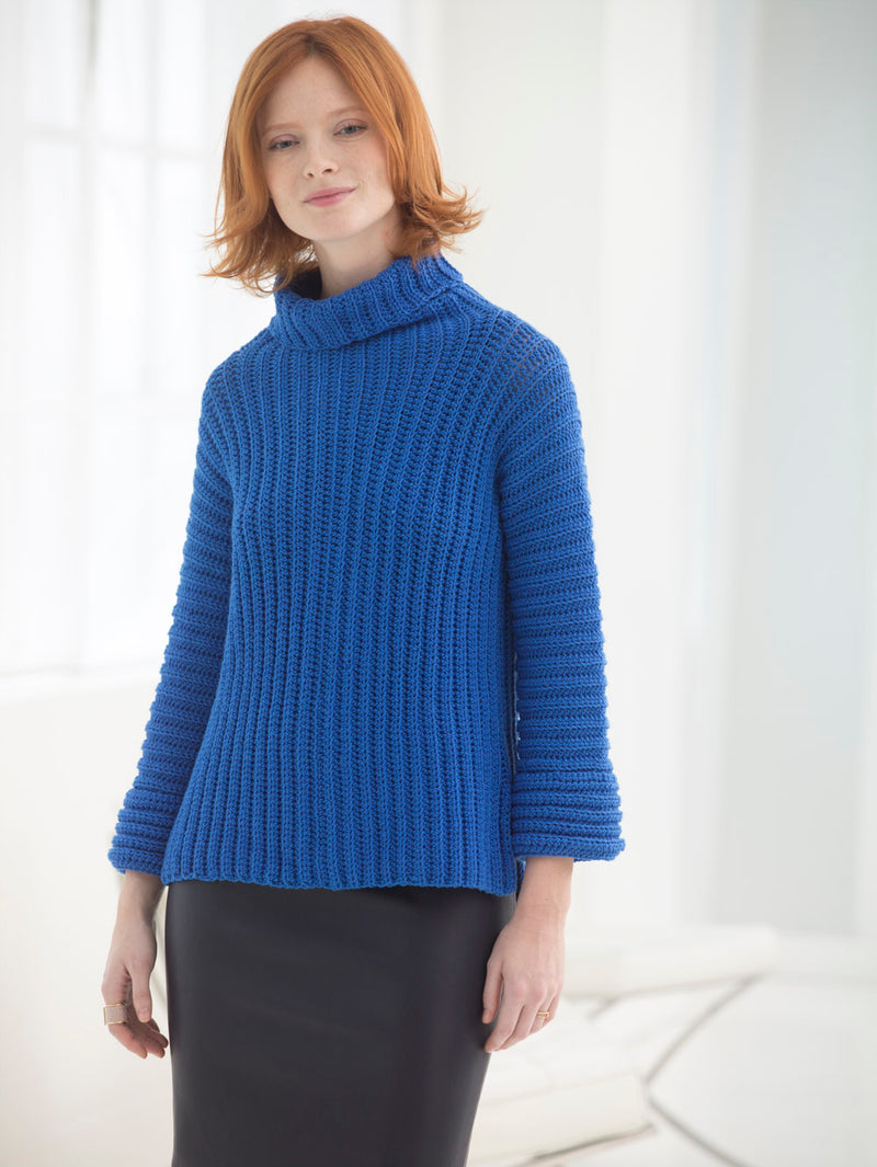 Simply Constructed Pullover (Crochet) - Version 1