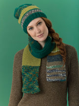 Level 2 - Easy Knit Scarf & Hat - Version 4 image 2 thumbnail