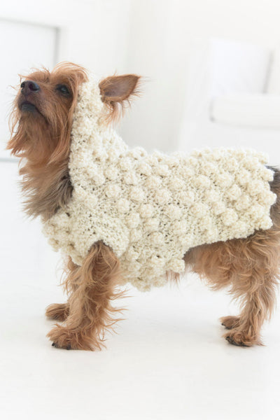 white christmas dresses Year Of The Dog Sweater (Crochet) – Lion Brand Yarn